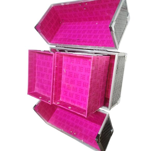 CABOODLE EUC LARGE MAKEUP TRAIN HARDCASE ULTIMATE CASE - Picture 8 of 9